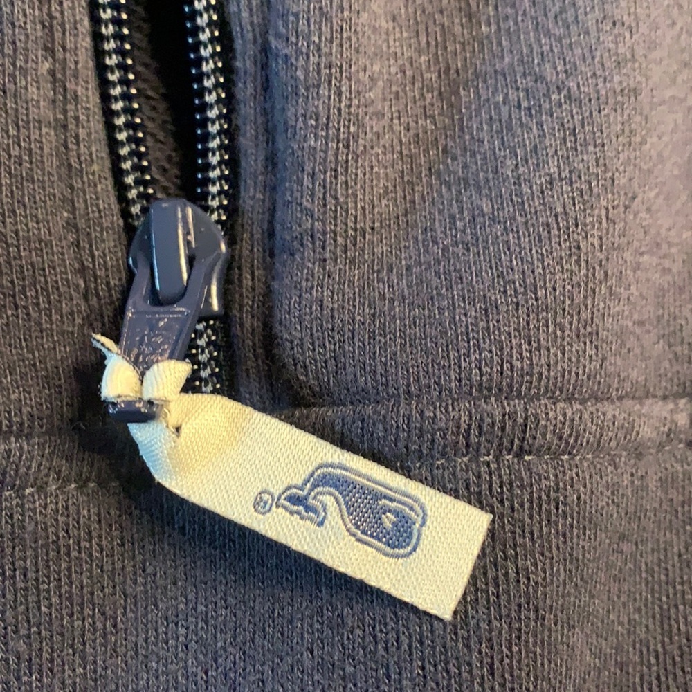 Navy New Jersey Vineyard Vines quarter zip - Picture 5 of 7